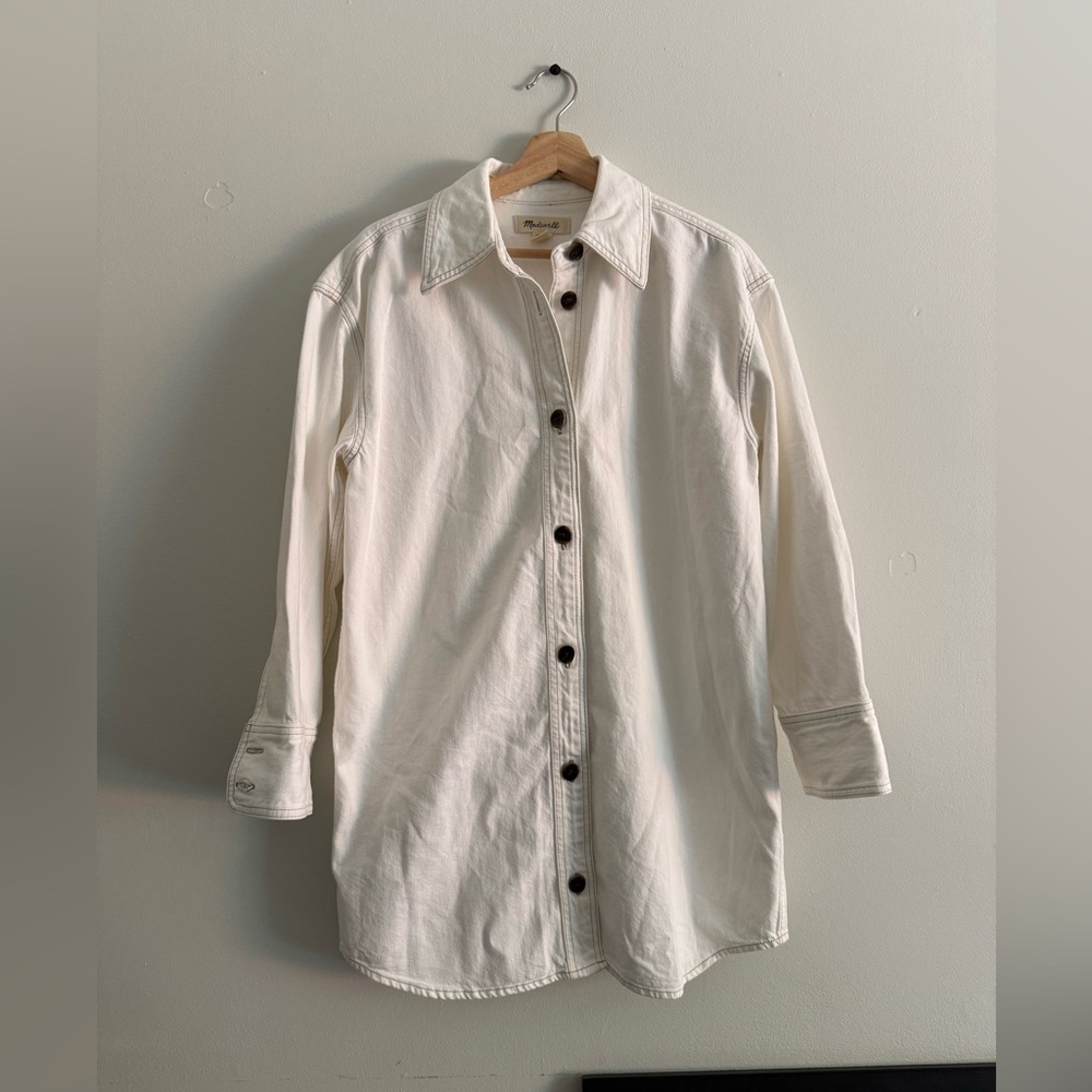 Madewell Denim Oversized Mini Shirtdress